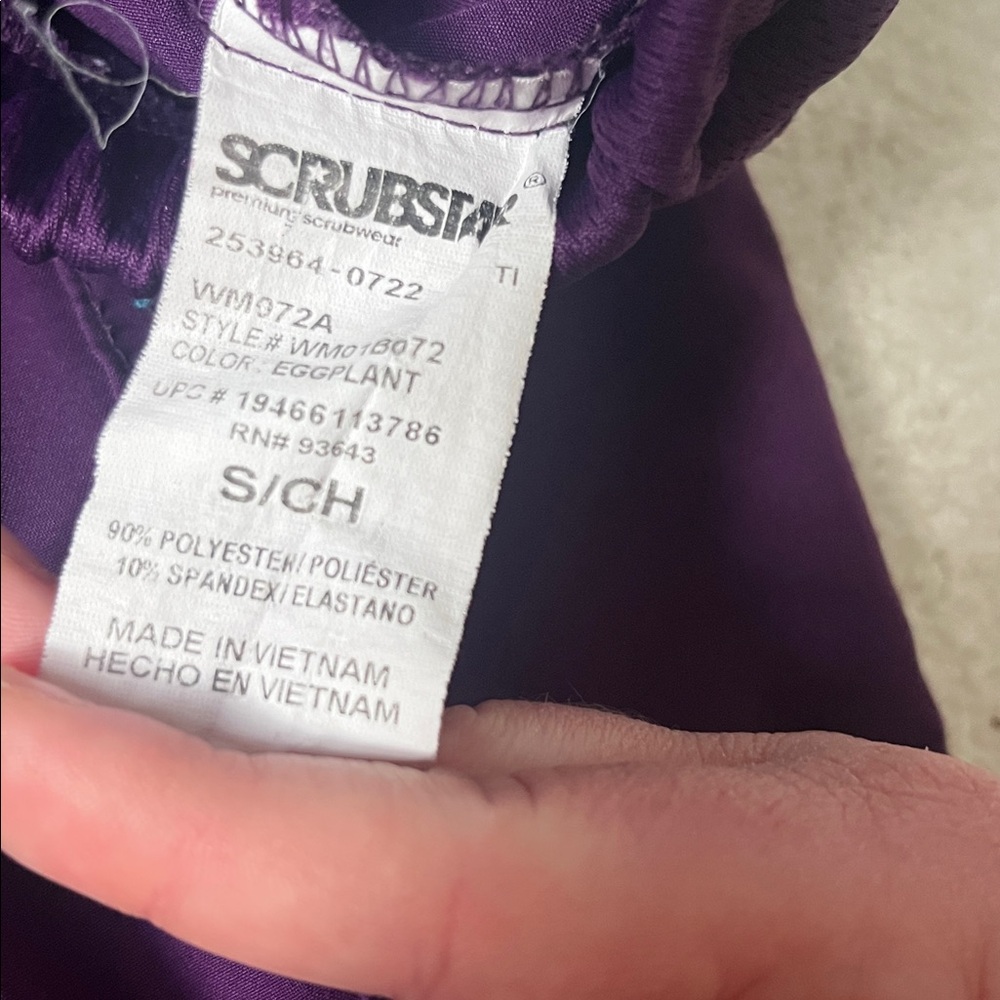 Women’s Small SCRUBSTAR purple bottoms - Picture 4 of 5